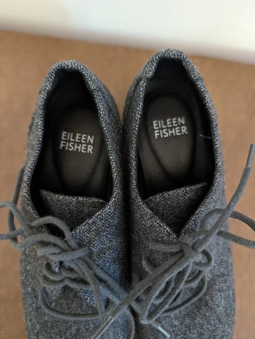 Eileen Fisher Judd Graphite Herringbone Size 6M Like New